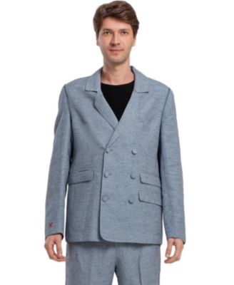 Men's Free Heaven Linen Oversized Blazer