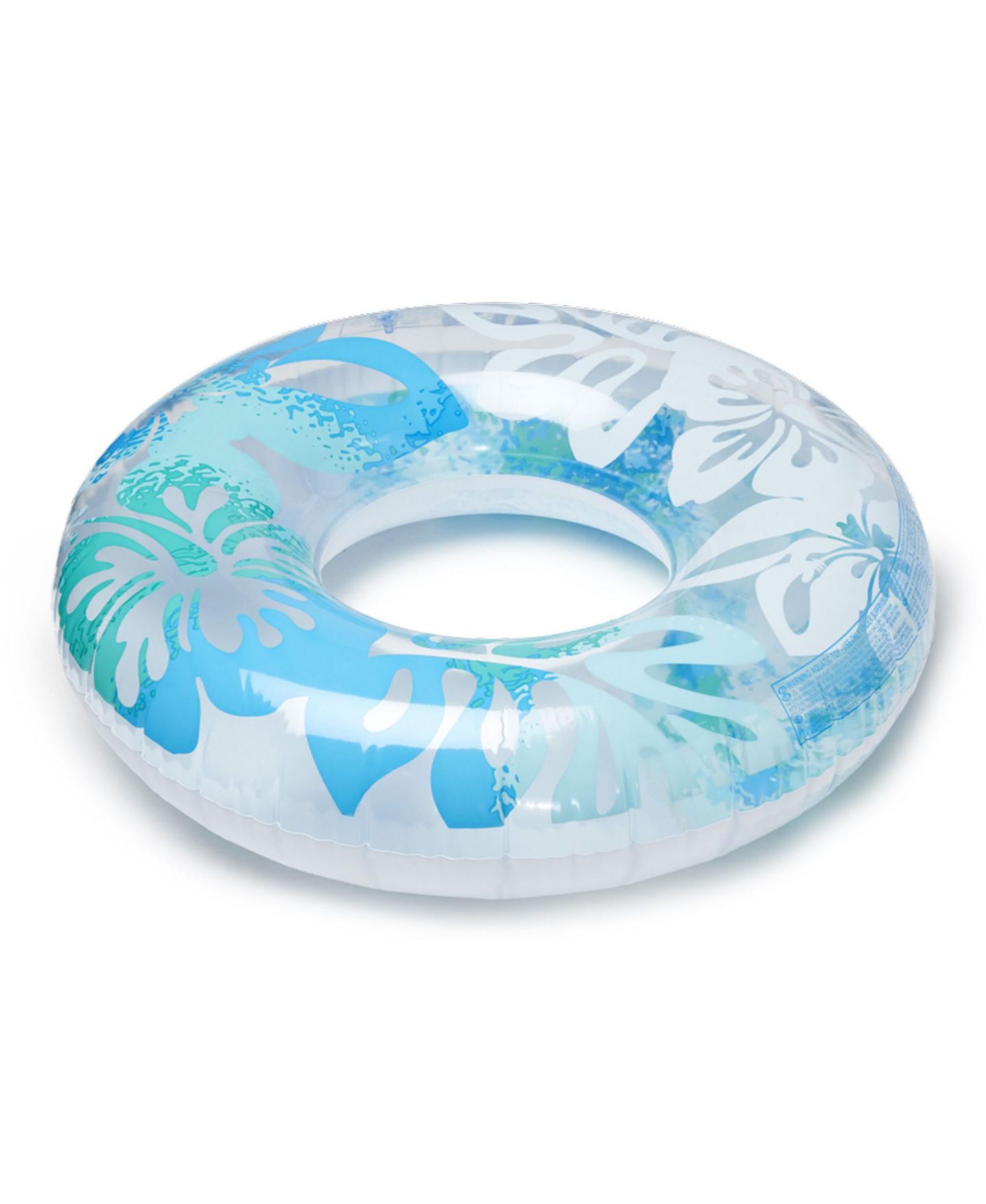 Детские игрушки Intex Colorful Transparent Inflatable Swimming Pool Single Ring Float — фото 6
