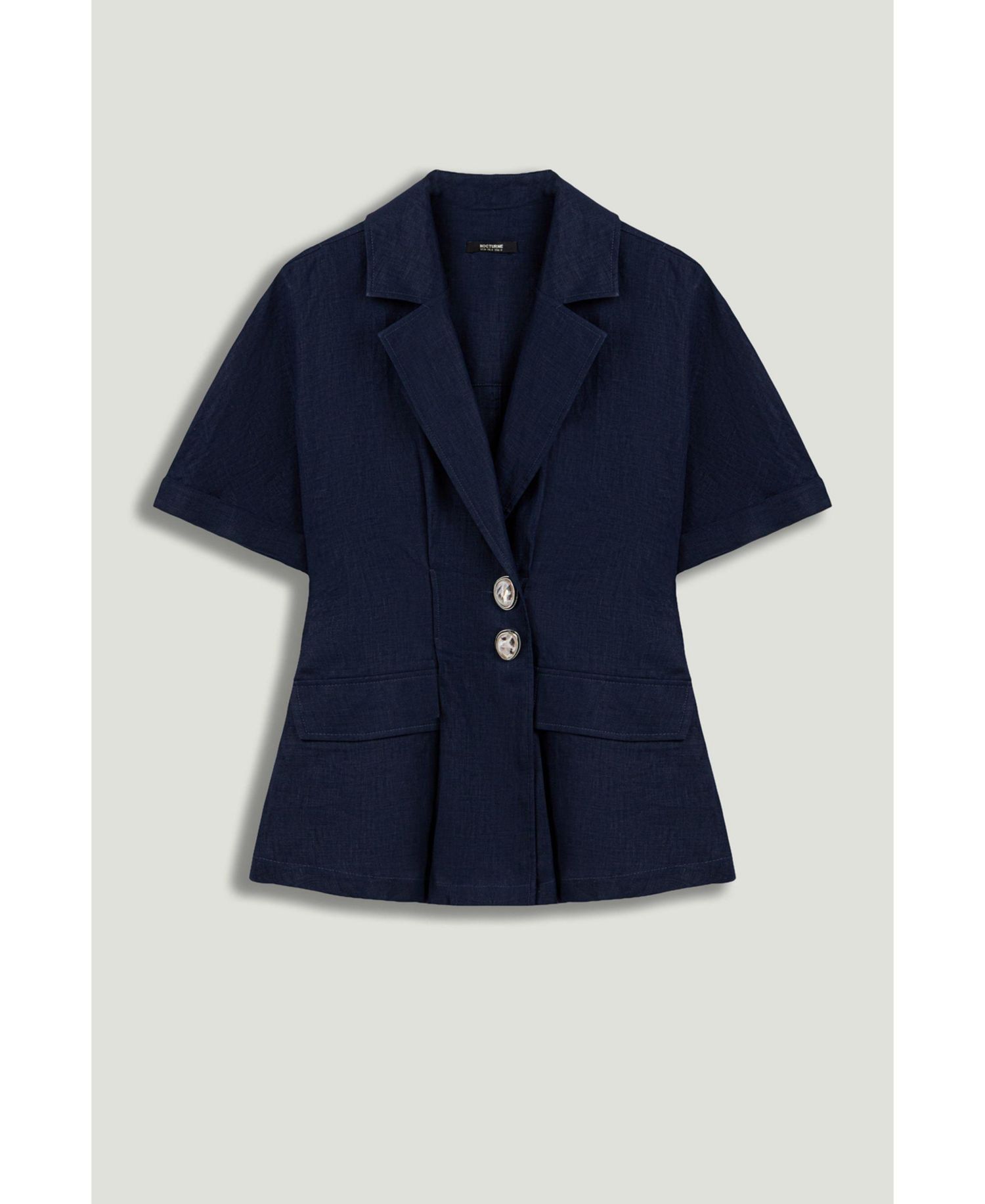 Women's Short Sleeve Blazer Jacket
