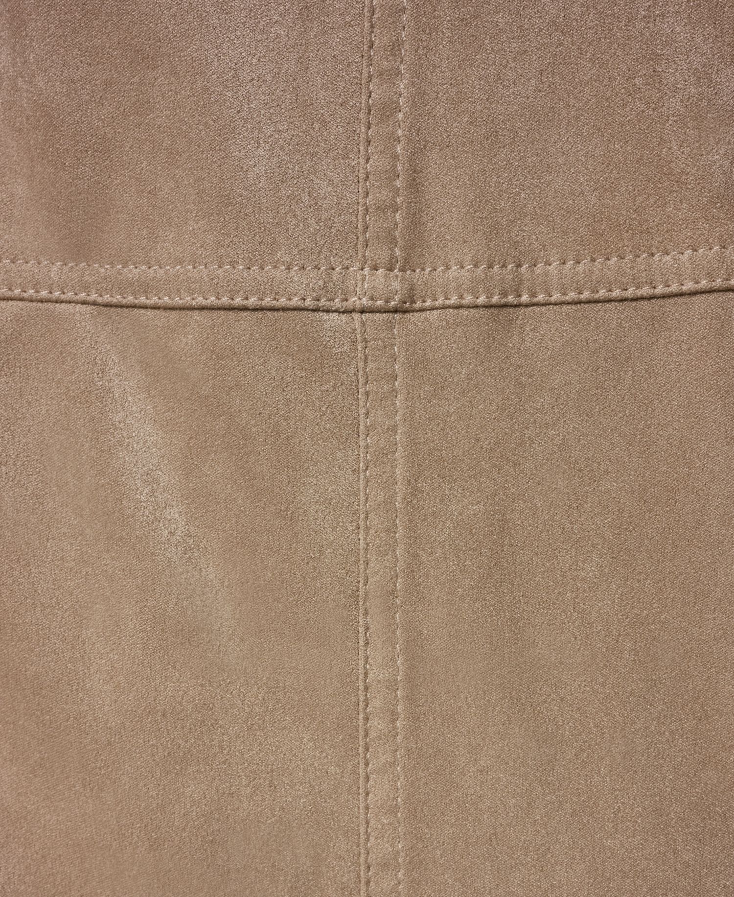 Women's Sleeveless Suede Sheath Dress