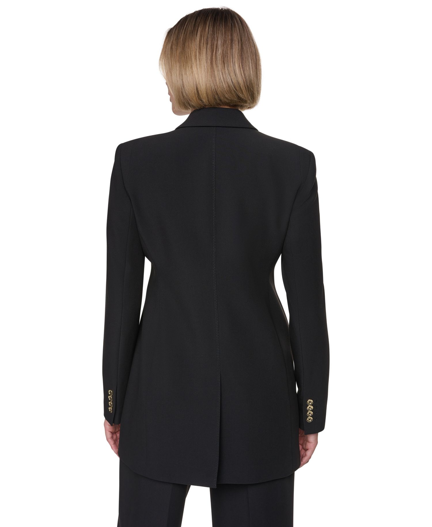 Women's One-Button-Front Long Blazer