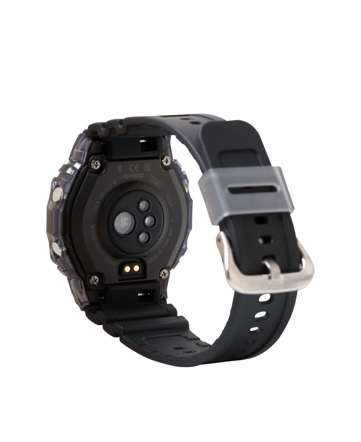 Мужские часы G-Shock Japanese Quartz Black Soft Urethane Watch 51.1mm — фото 3