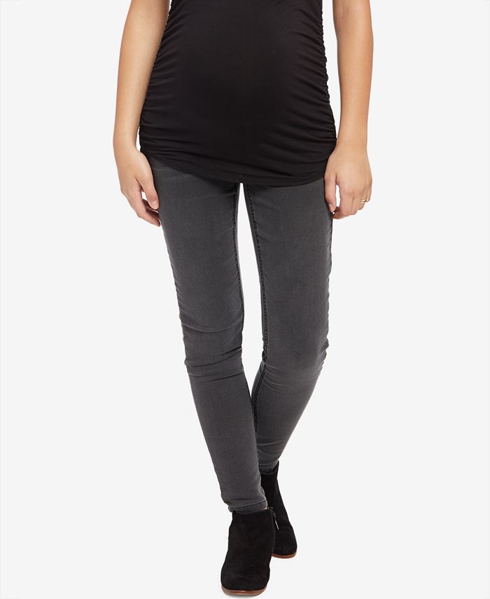 Motherhood Maternity Gray Wash Skinny Jeans Macy's