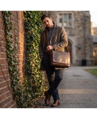 Leather Messenger Bag