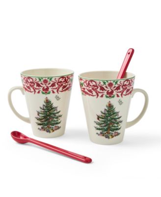 Christmas Tree 2026 Annual Mug and Spoon Set