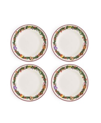 Christmas Memories Dinner Plates, Set of 4