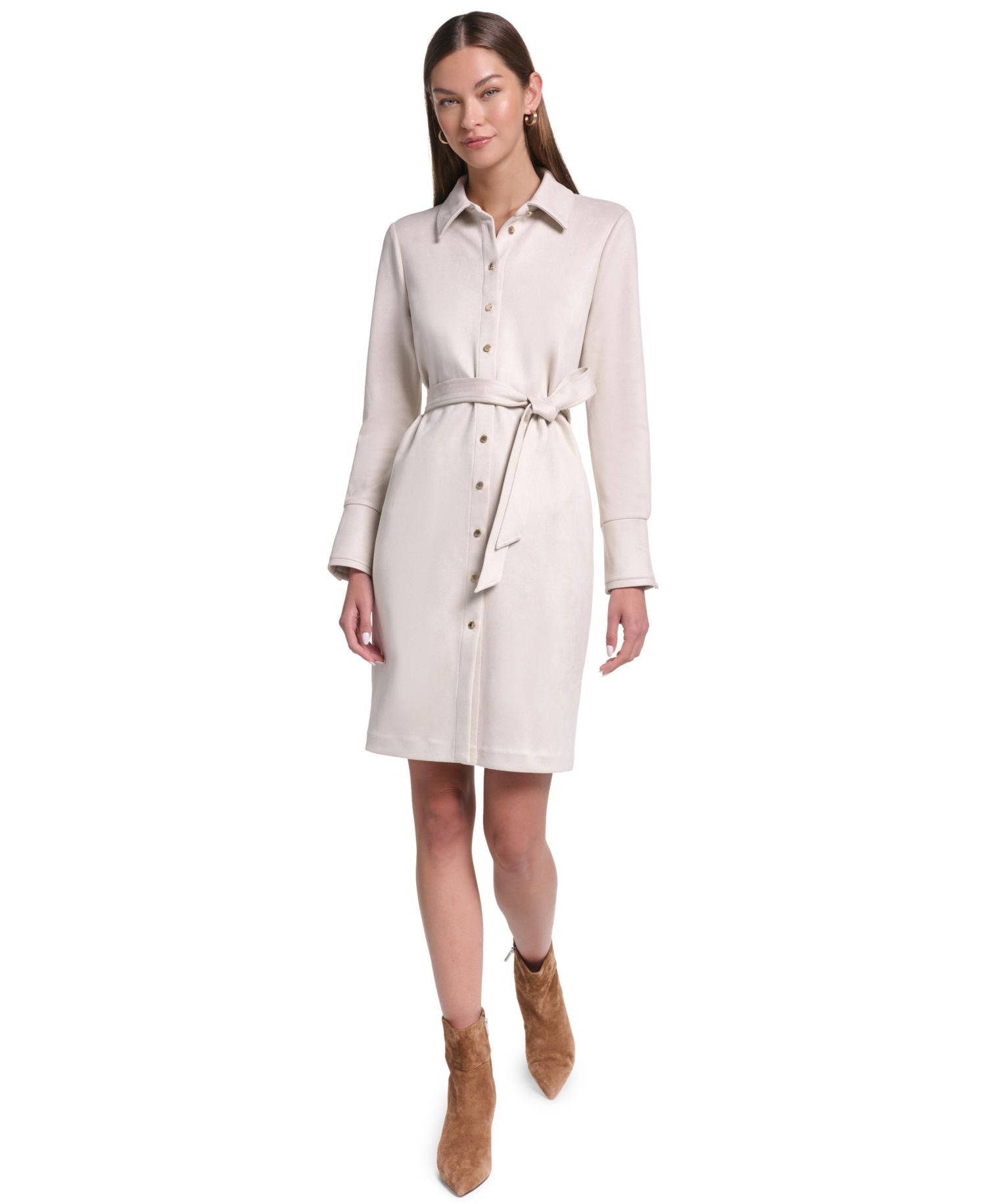 Women's Midi Shirt Dress