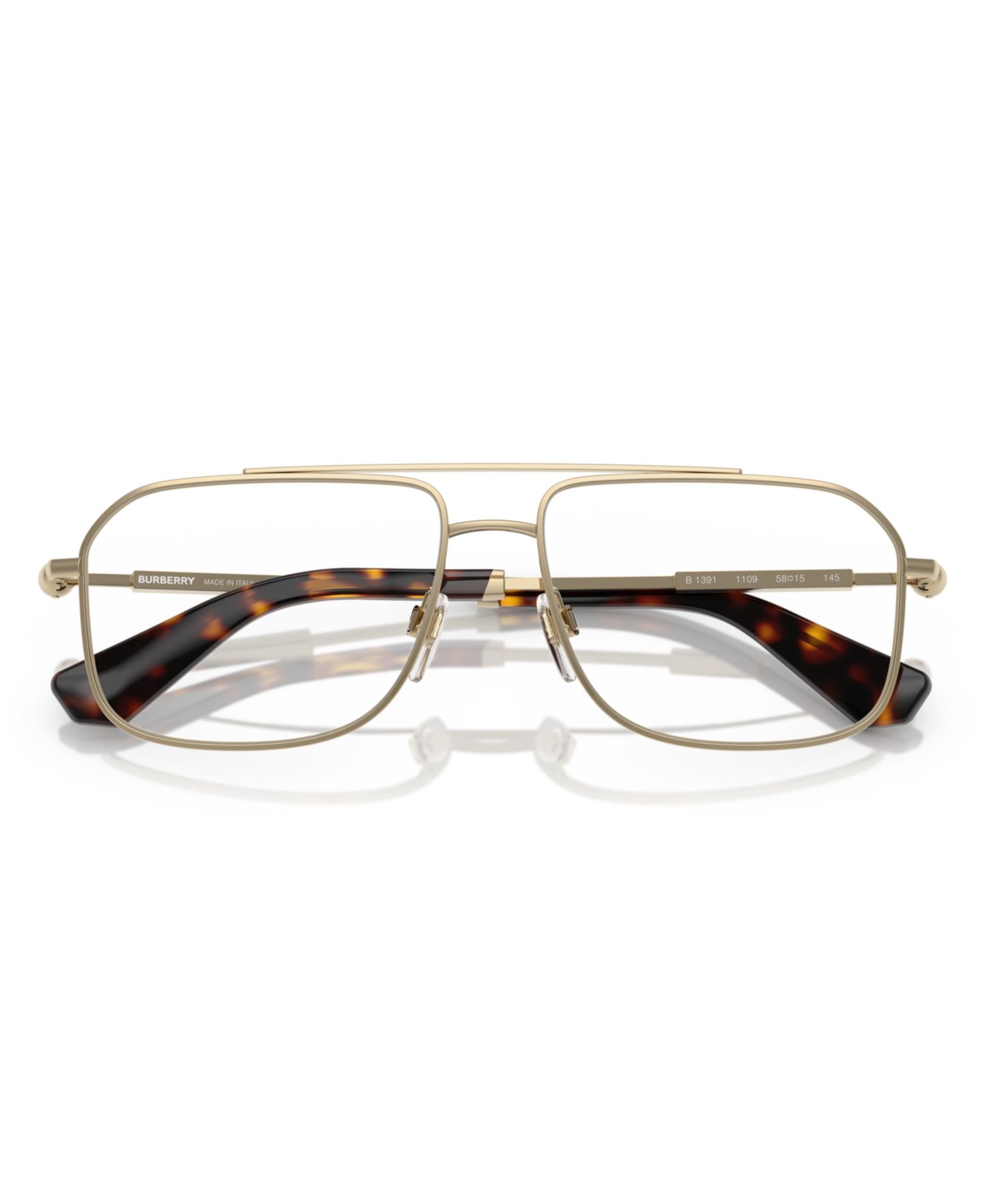 Мужские очки Burberry Eyeglasses, BE1391, цвет: Светлый золотой — фото 4