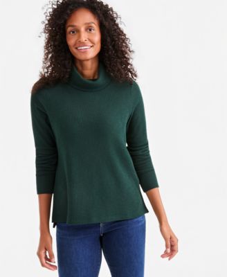 Women's Long-Sleeve Thermal Turtleneck Top