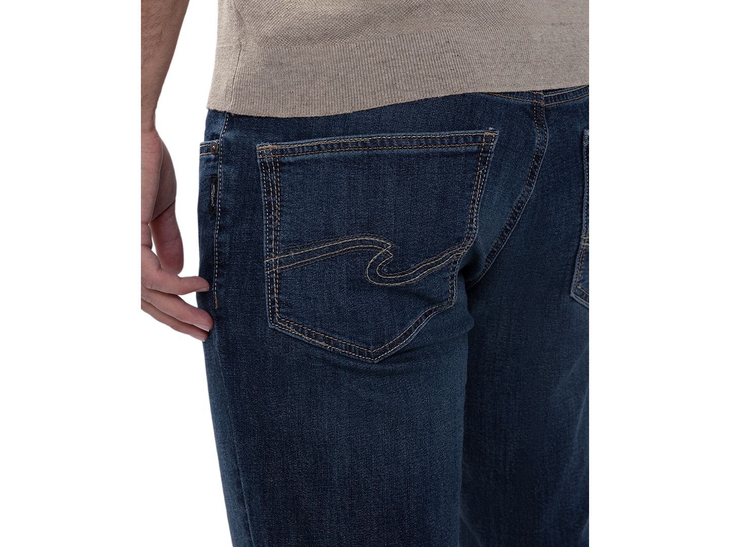 Мужские джинсы Silver Jeans Co. Eddie прямого кроя, цвет: Brother — фото 5