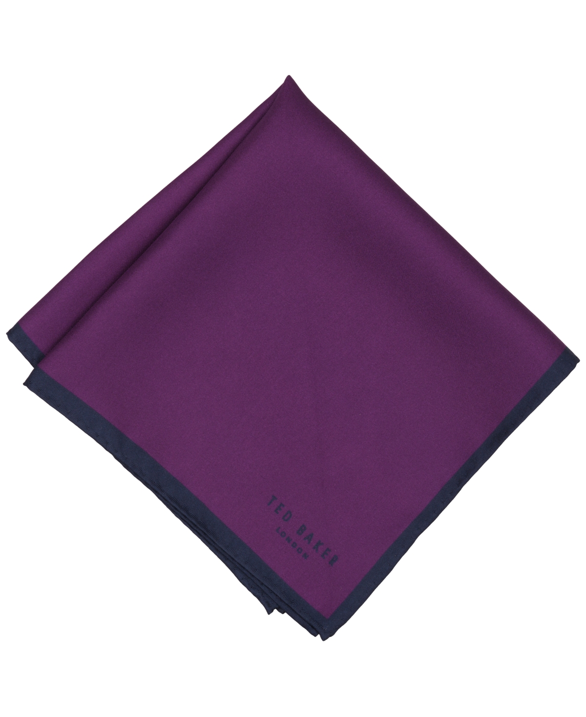 Ted Baker Men's Solid Pocket Square In Purple