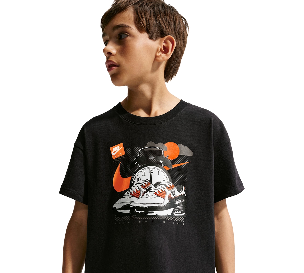 Nike Boys' 8-20 Sportswear Graphic Print Short-Sleeve T-Shirt