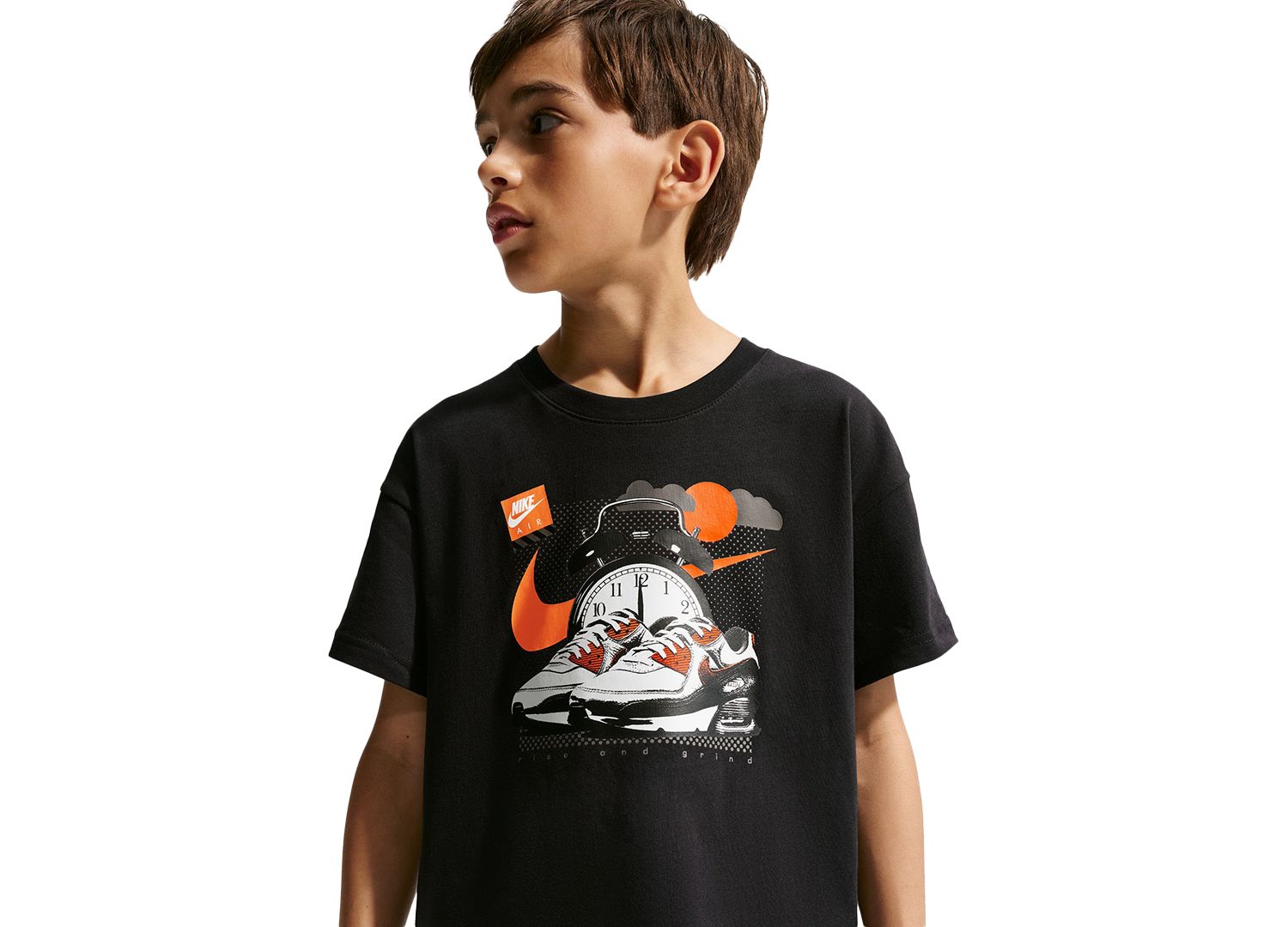 Boys' 8-20 Sportswear Graphic Print Short-Sleeve T-Shirt