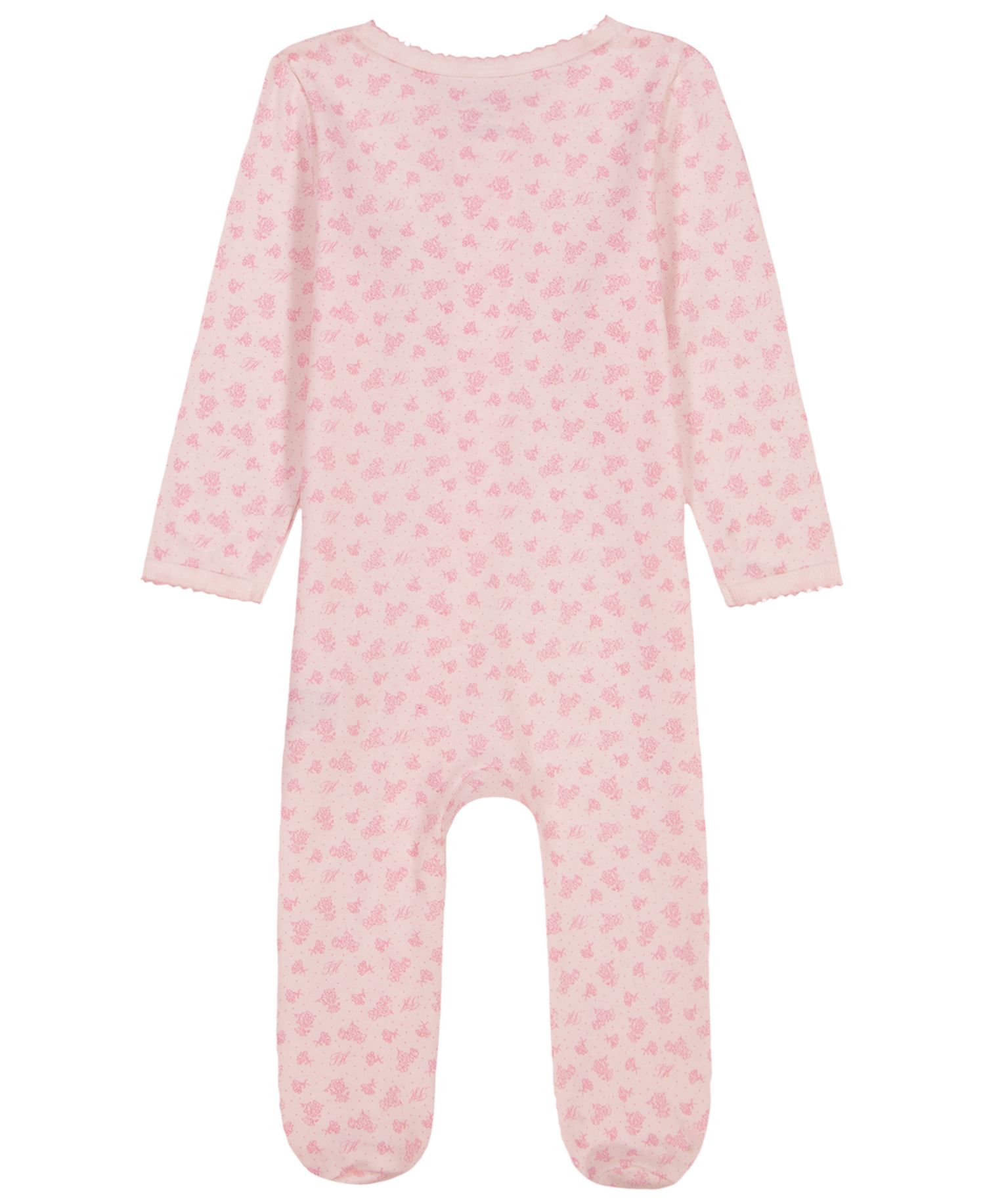 Baby Girls' Long-Sleeve Footed Coverall