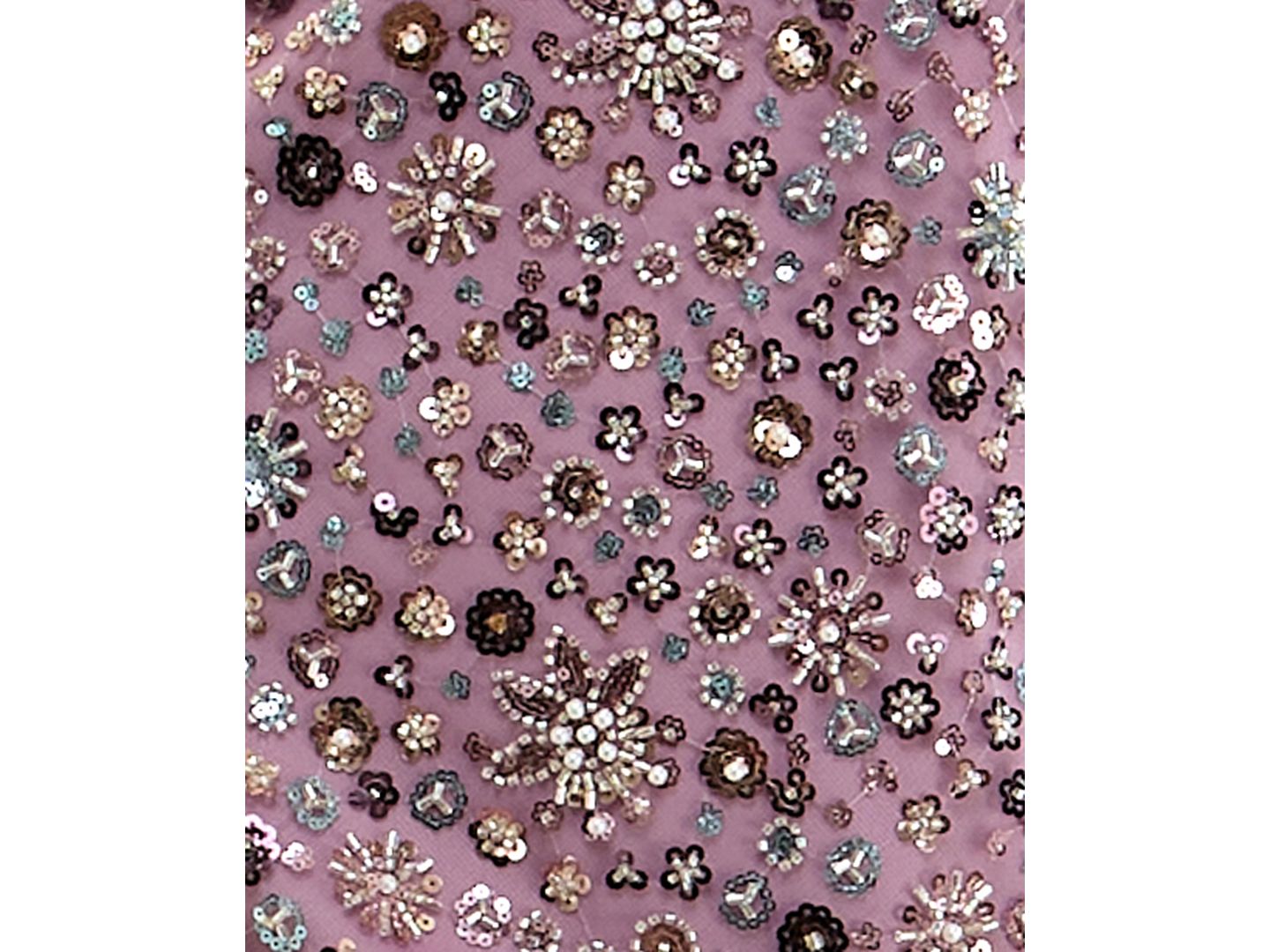 Женское платье RARE Juniors' Beaded Sequin Halter A-Line Mini, цвет: Розовато-лиловый — фото 5
