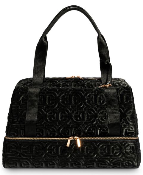 Женская сумка Sam Edelman Ethyl Quilted Weekender Handbag, цвет: Чёрный