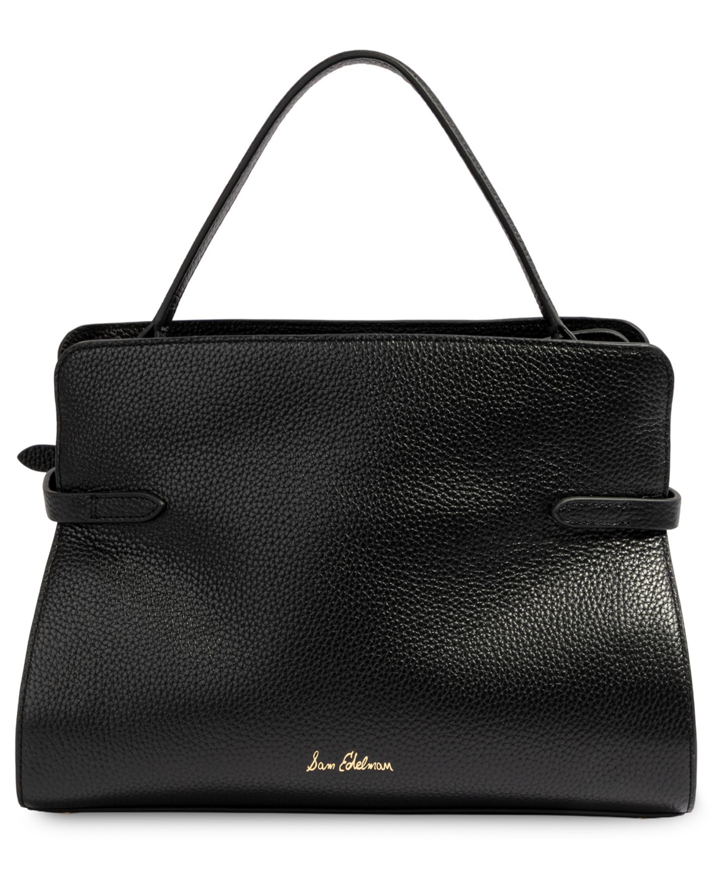 Женская сумка Sam Edelman Florence Satchel Handbag, цвет: Чёрный — фото 5