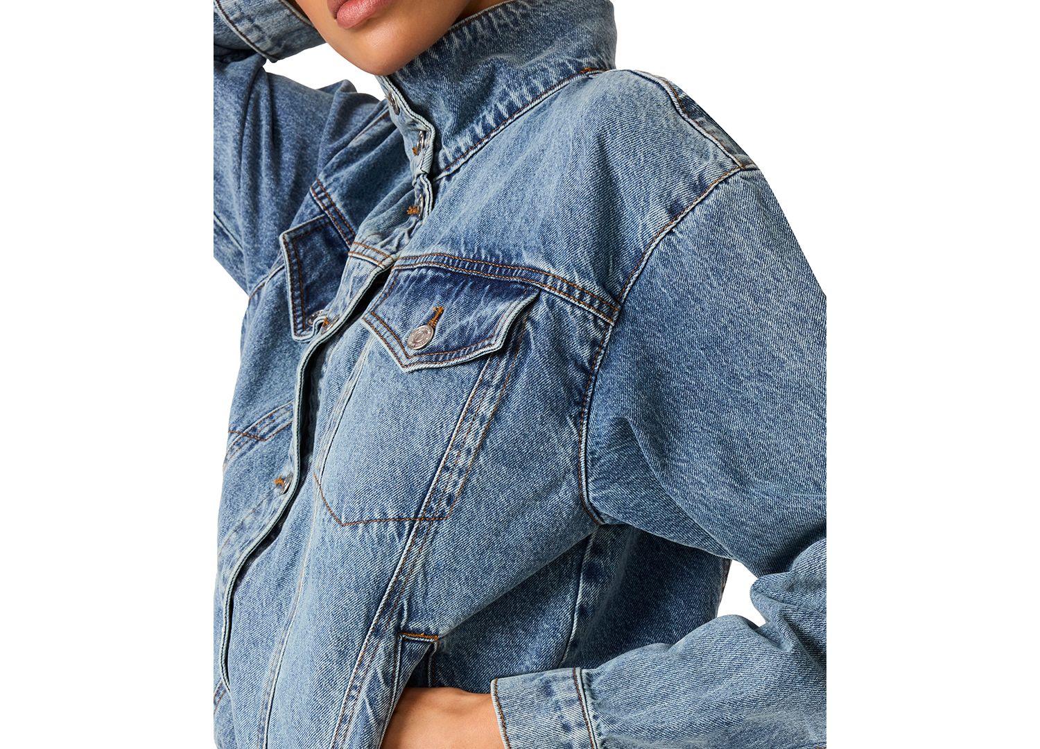 Women's Allyson Funnel Neck Short Jacket