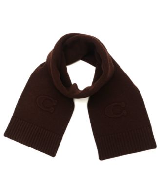 Women's Embossed Knit Muffler Scarf