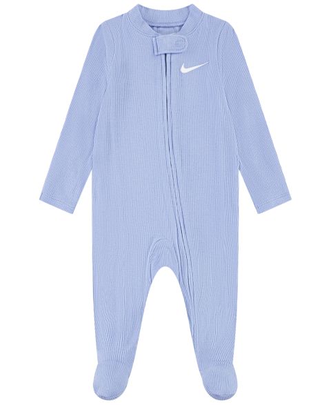 Детский комбинезон с ножками Nike из вискозы в рубчик, цвет: Кобальтовый
