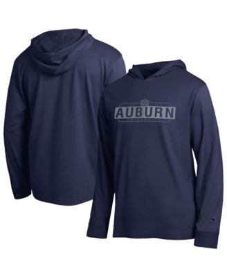 Men's Navy Auburn Tigers Gradient&nbsp;All-Star Long Sleeve Hooded T-Shirt