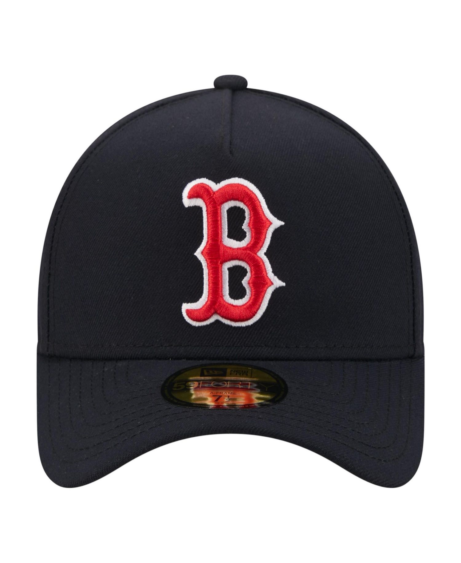 Men's Navy Boston Red Sox A-Frame 59FORTY Fitted Hat