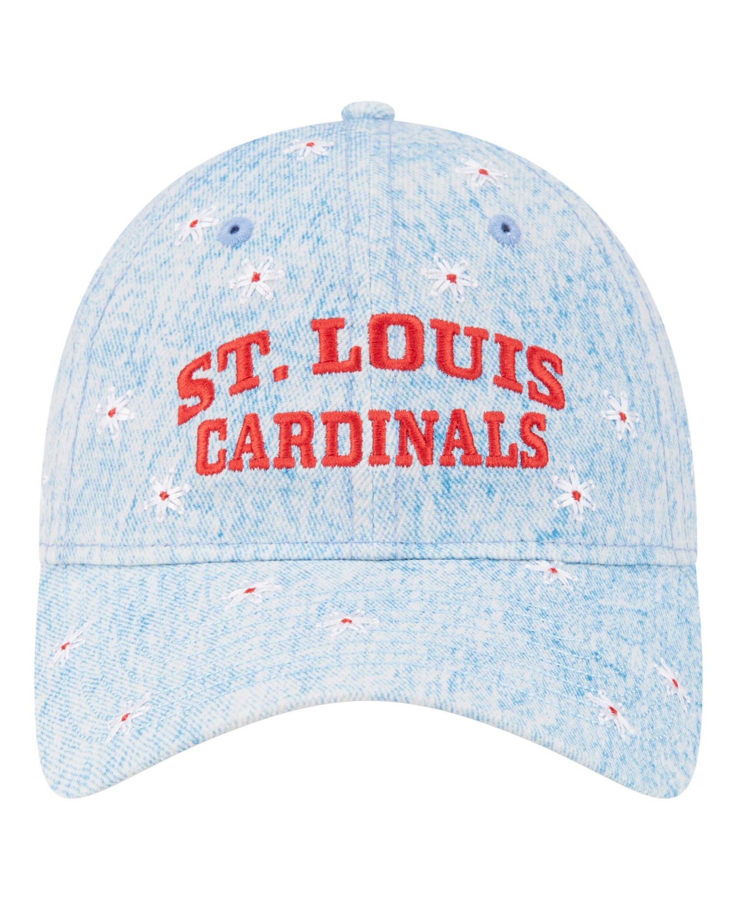 Women's Light Blue St. Louis Cardinals Daisy All Over 9TWENTY Adjustable Hat
