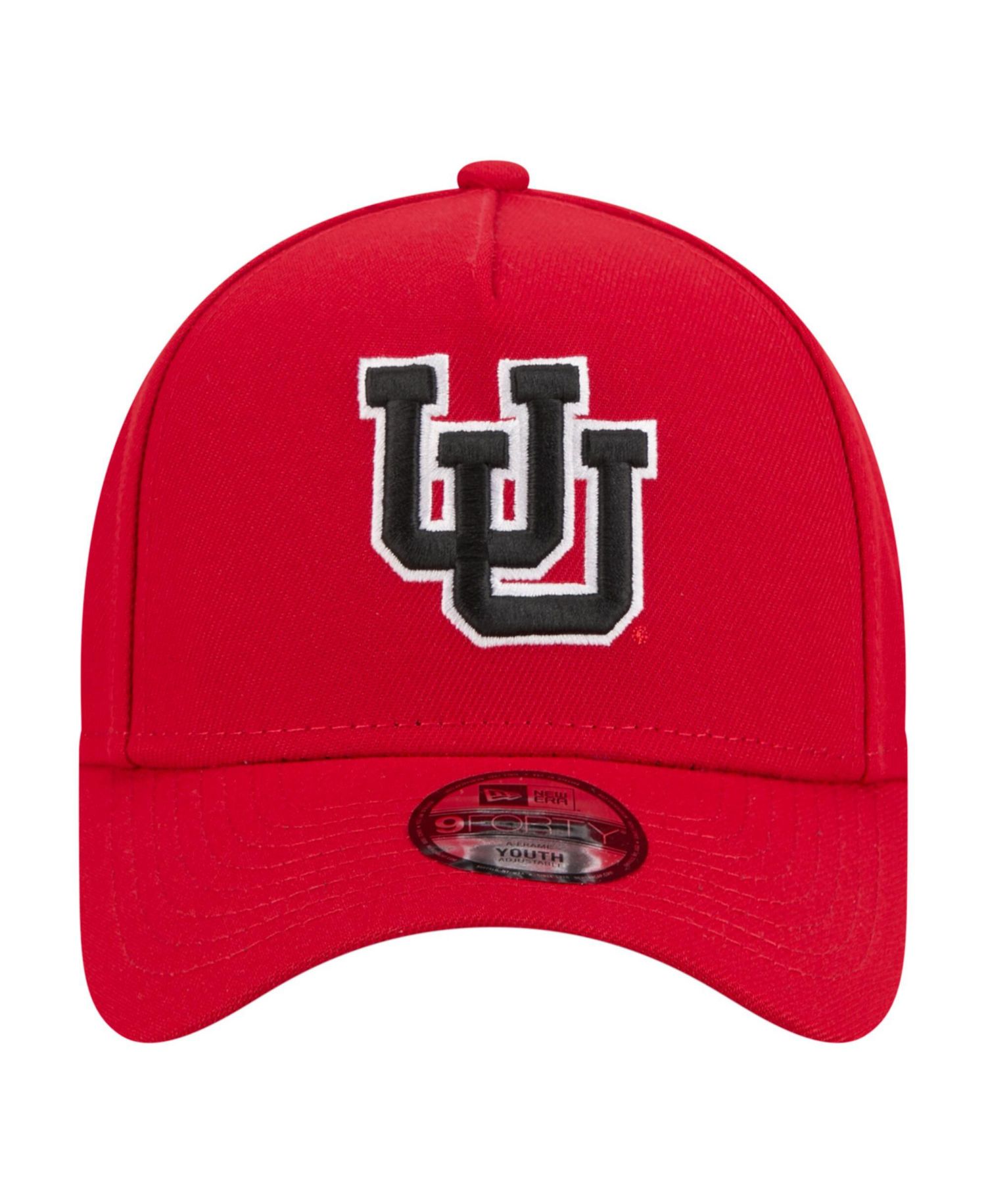 Big Boys and Girls Red Utah Utes 9FORTY A-Frame Adjustable Hat