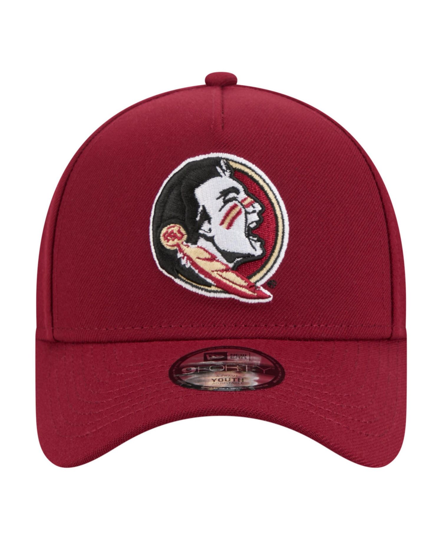 Big Boys and Girls Garnet Florida State Seminoles 9FORTY A-Frame Adjustable Hat