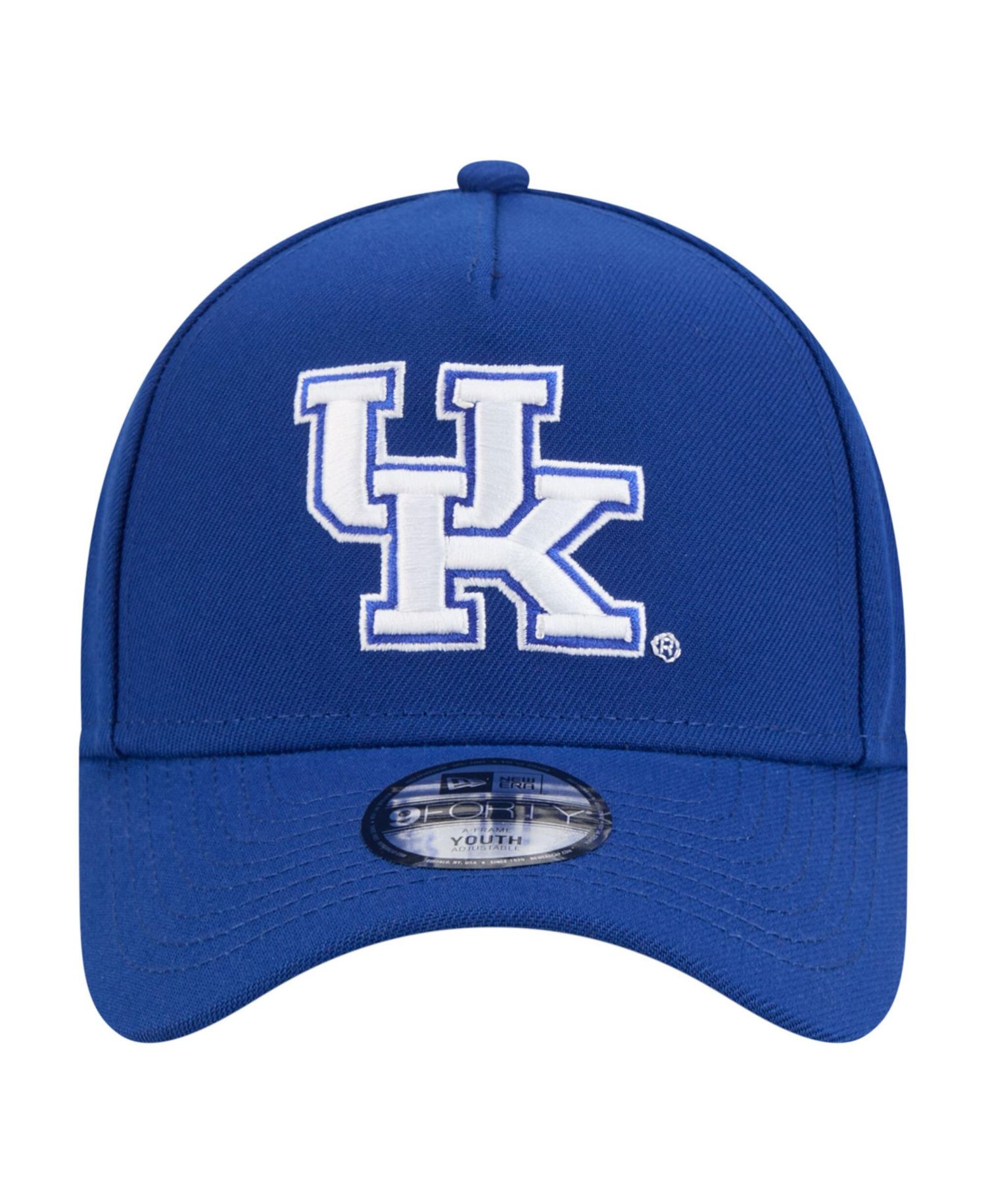 Big Boys and Girls Royal Kentucky Wildcats 9FORTY A-Frame Adjustable Hat