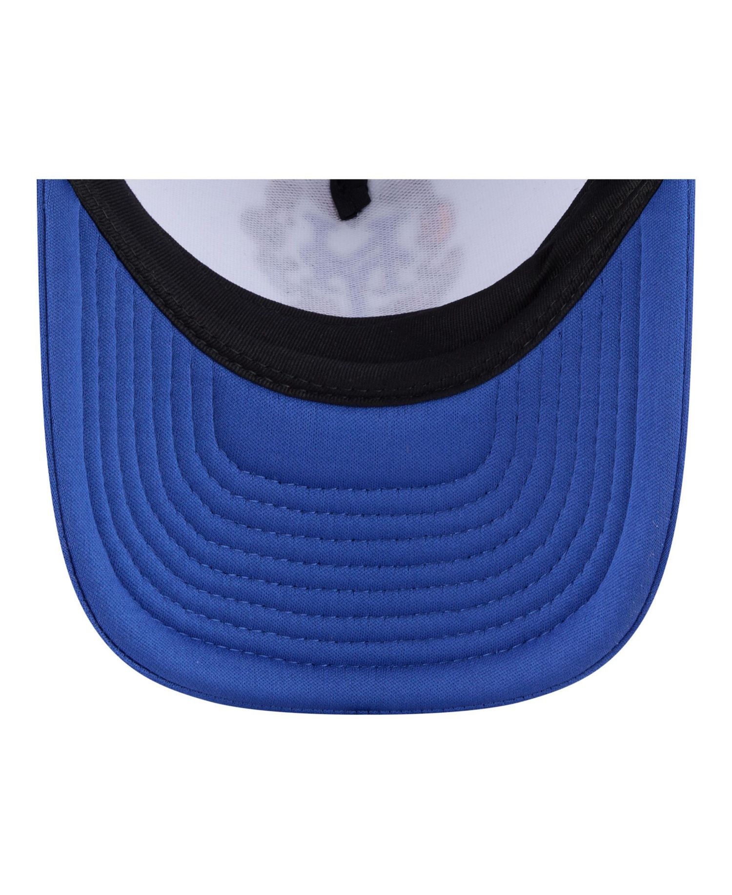 Big Boys and Girls White/Royal New York Mets Food A-Frame 9FORTY Trucker Adjustable Hat