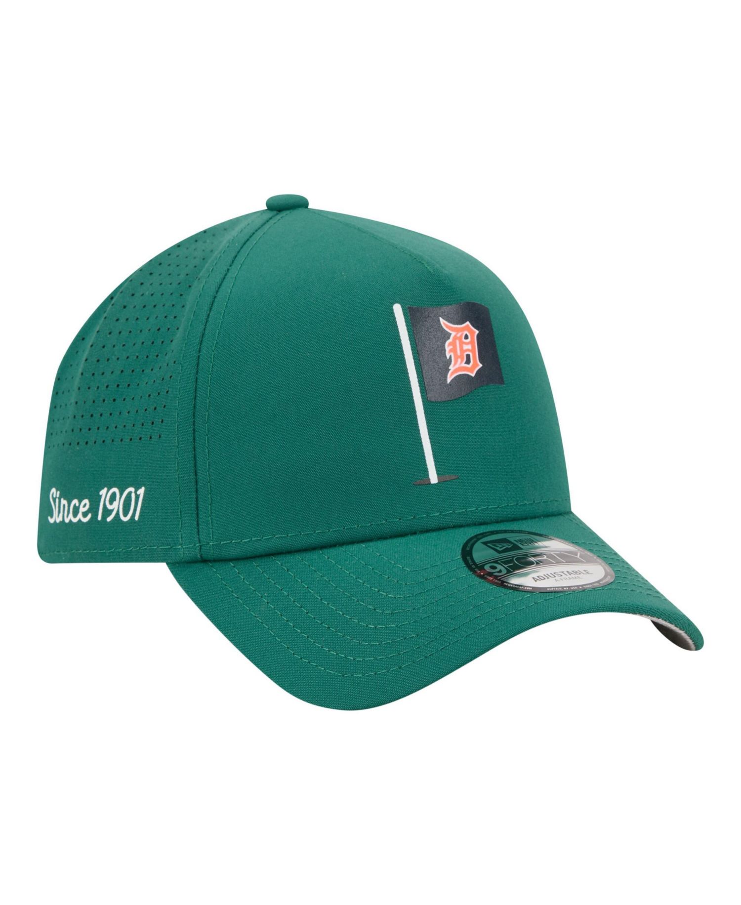 Men's Green Detroit Tigers Pin Seeker 9FORTY A-Frame Adjustable Hat