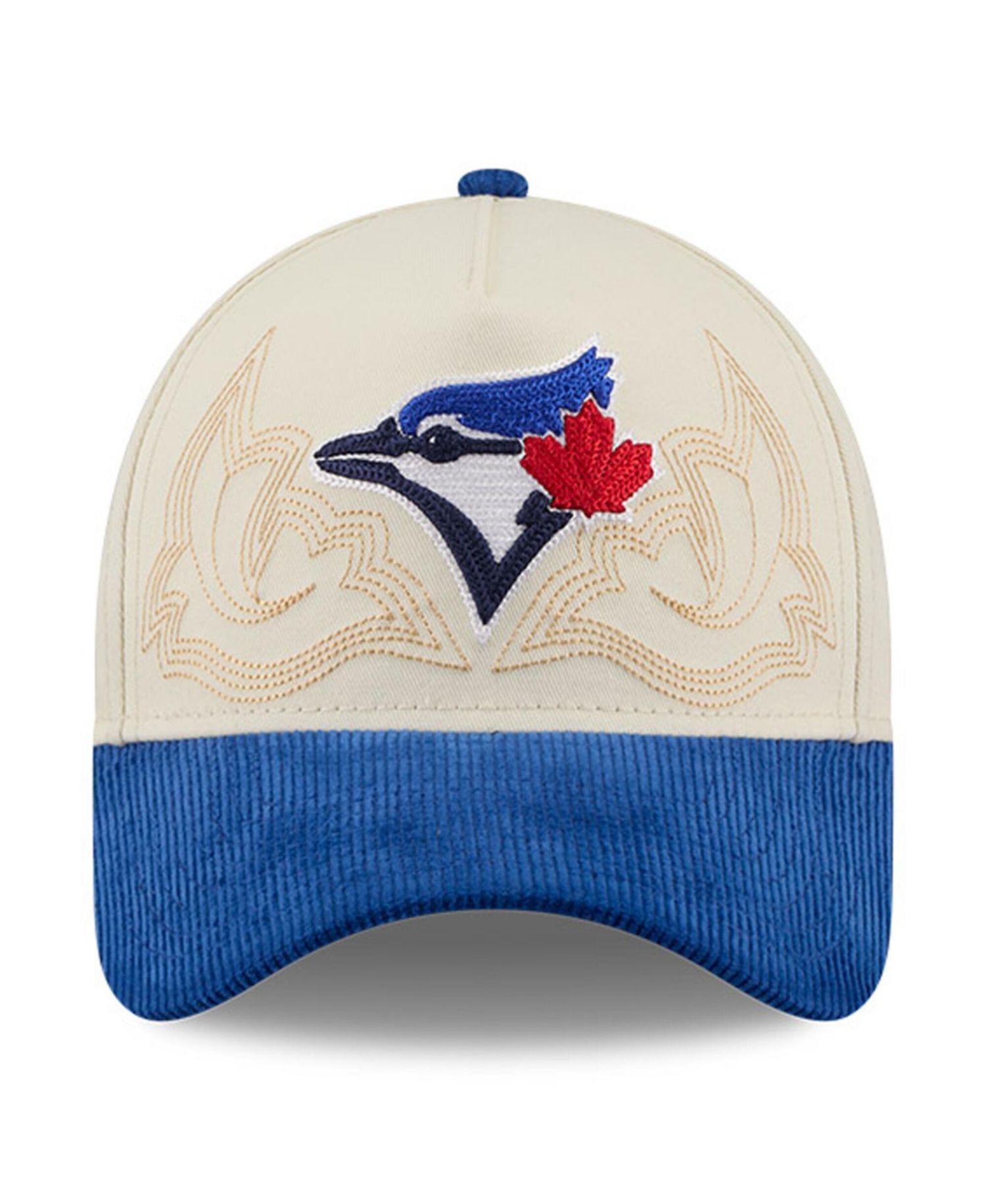 Men's Stone Toronto Blue Jays Western Stitch 9FORTY A-Frame Adjustable Hat