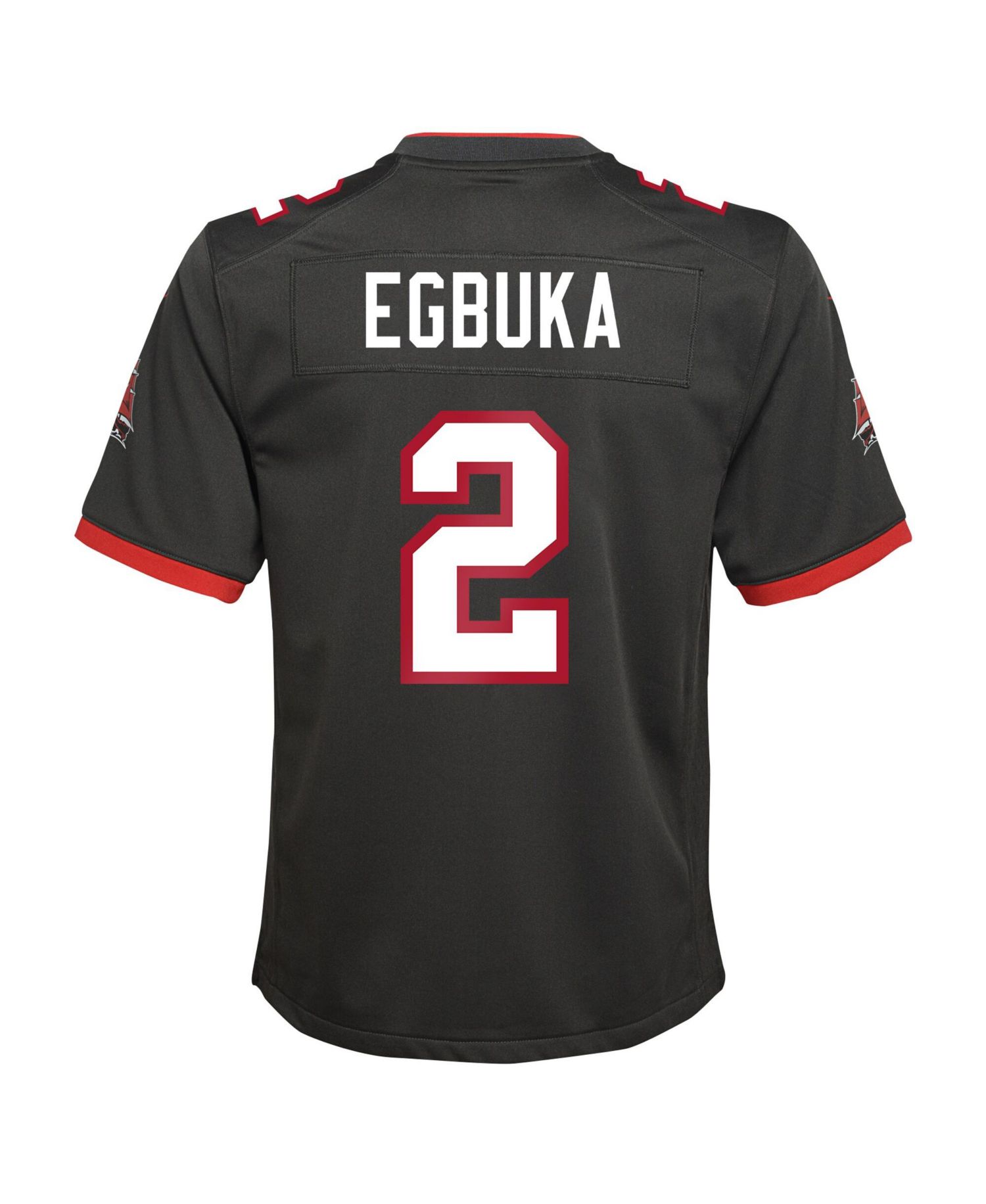 Big Boys and Girls Emeka Egbuka Pewter Tampa Bay Buccaneers Alternate Game Jersey