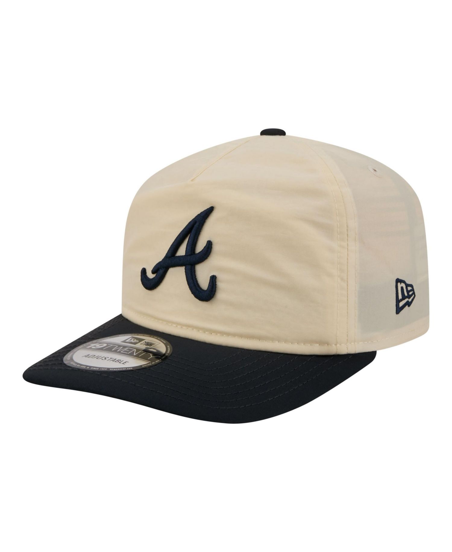 Men's Cream/Navy Atlanta Braves Everyday 19TWENTY Adjustable Hat