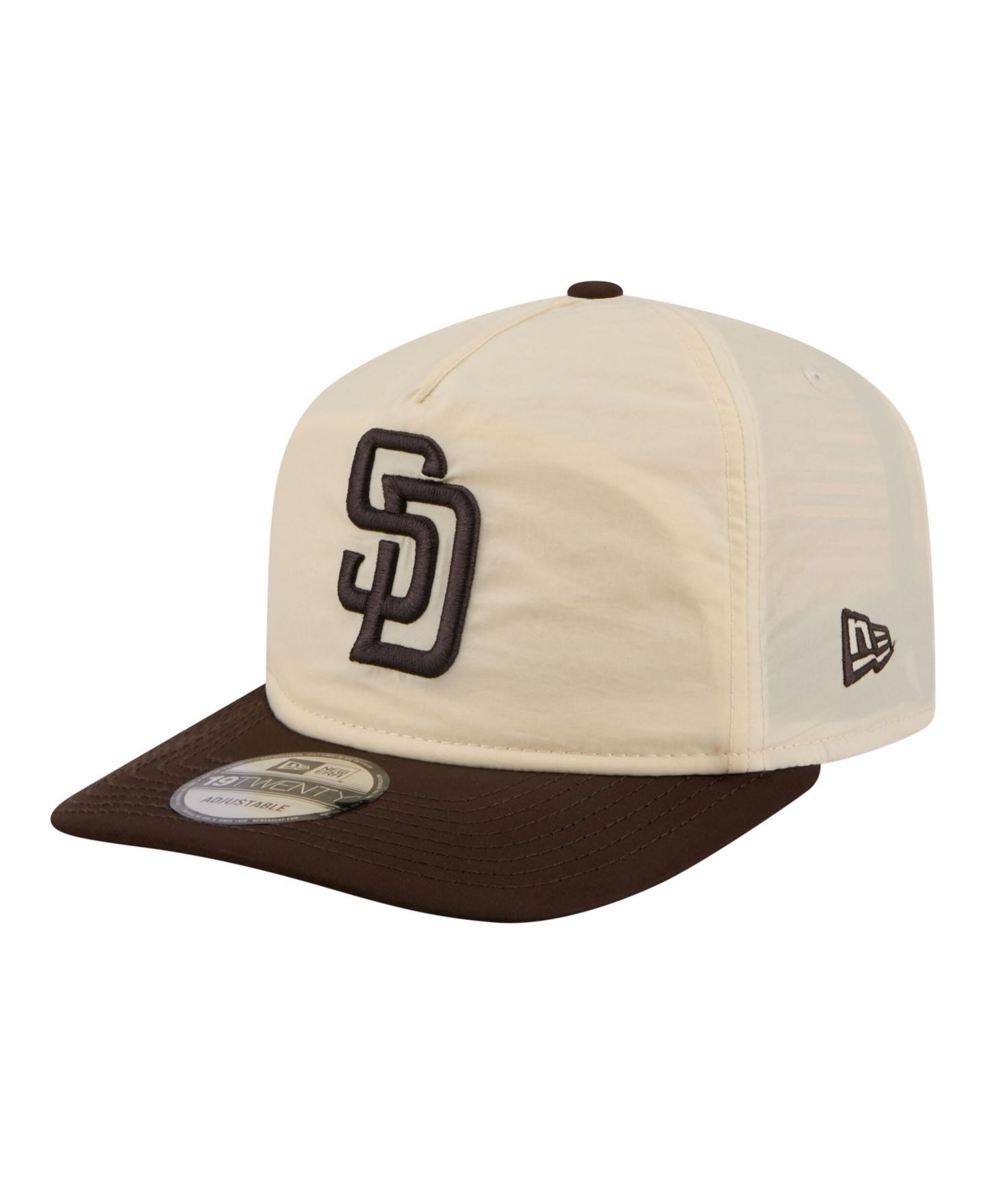 Мужская кепка New Era Cream/Brown San Diego Padres Everyday 19TWENTY Adjustable Hat — фото 1
