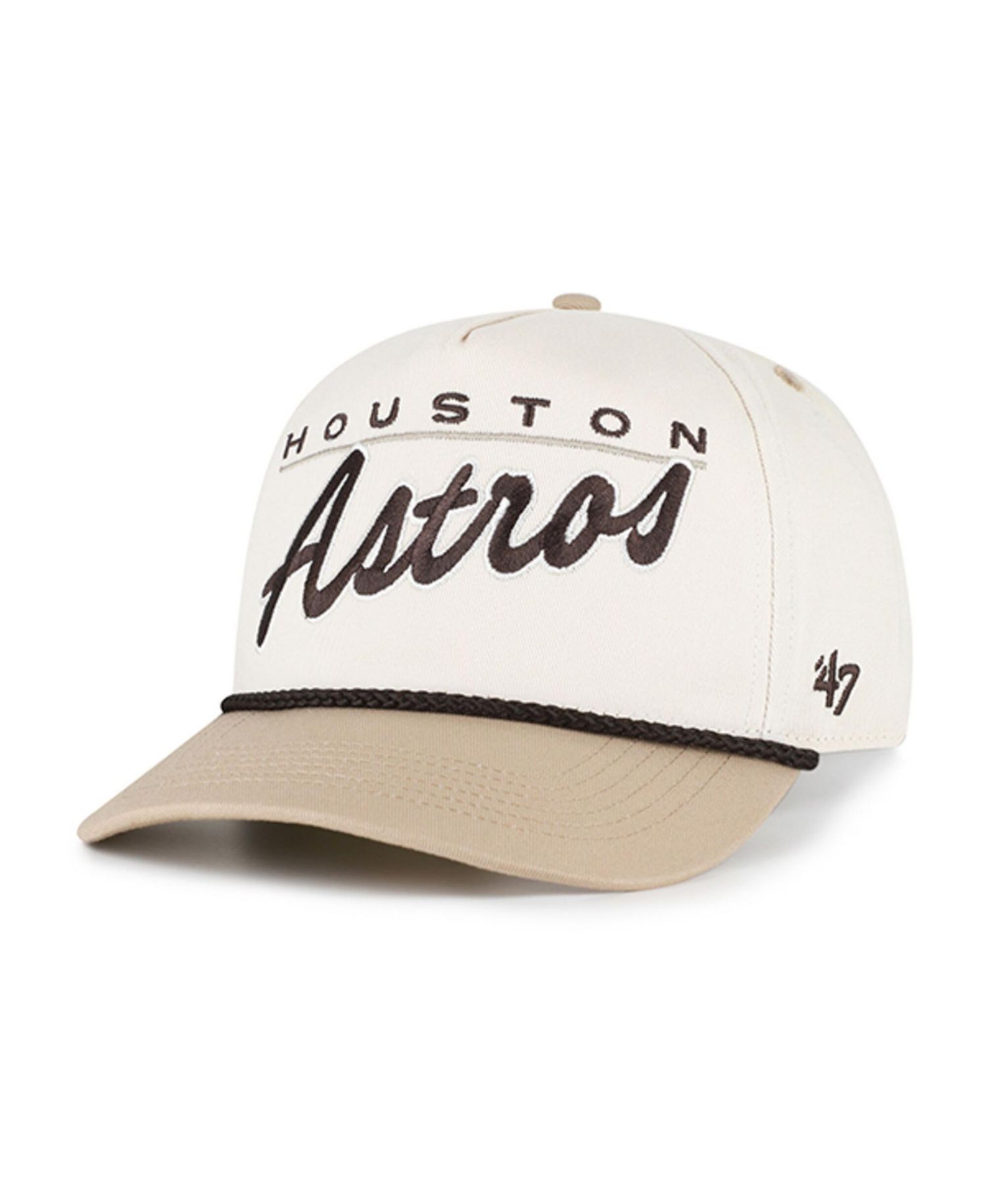 Men's Natural/Tan Houston Astros Neutral Terrain Hitch Rope Adjustable Hat