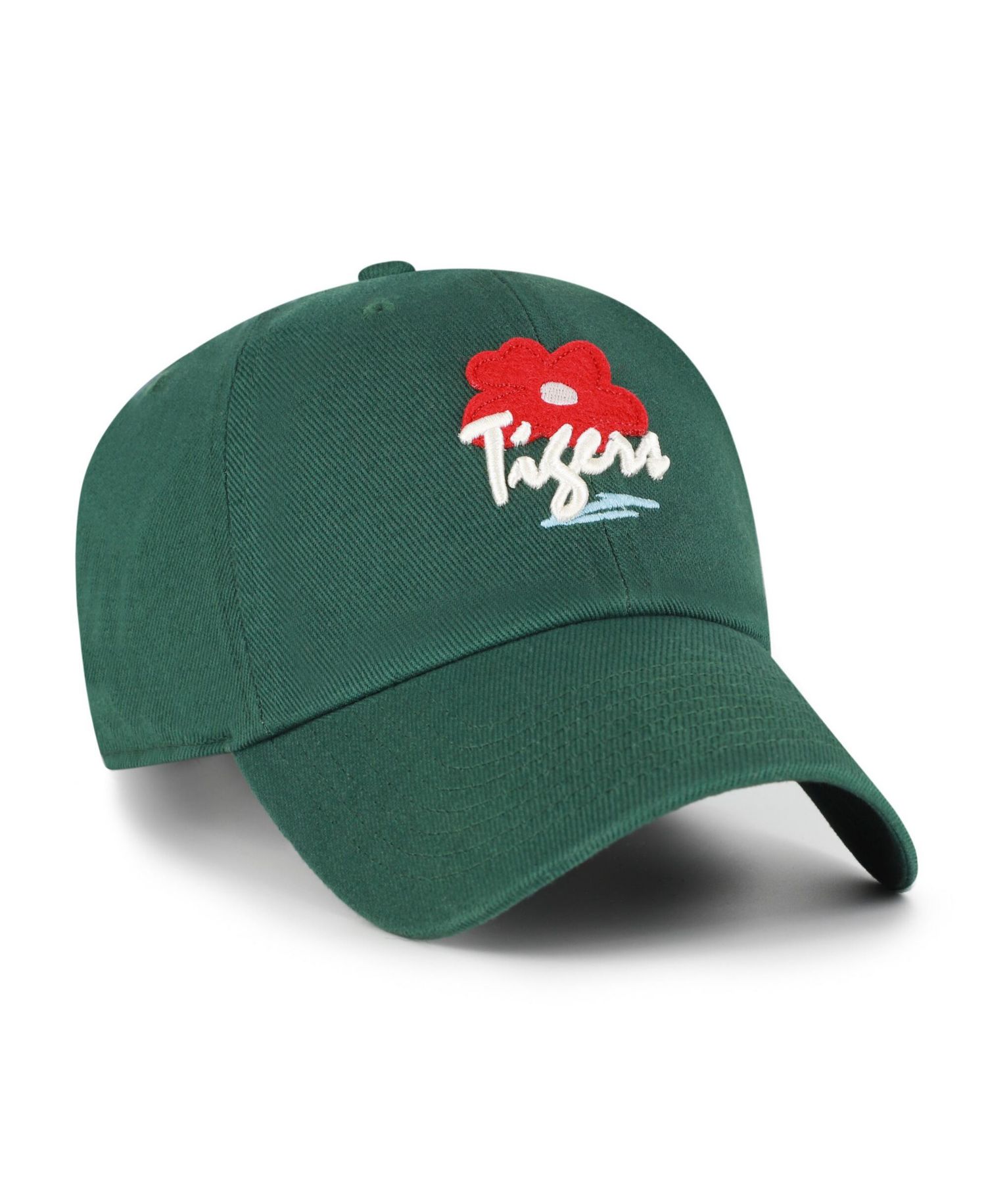 Men's and Women's Green Detroit Tigers Flora Gallery Clean Up Adjustable Hat