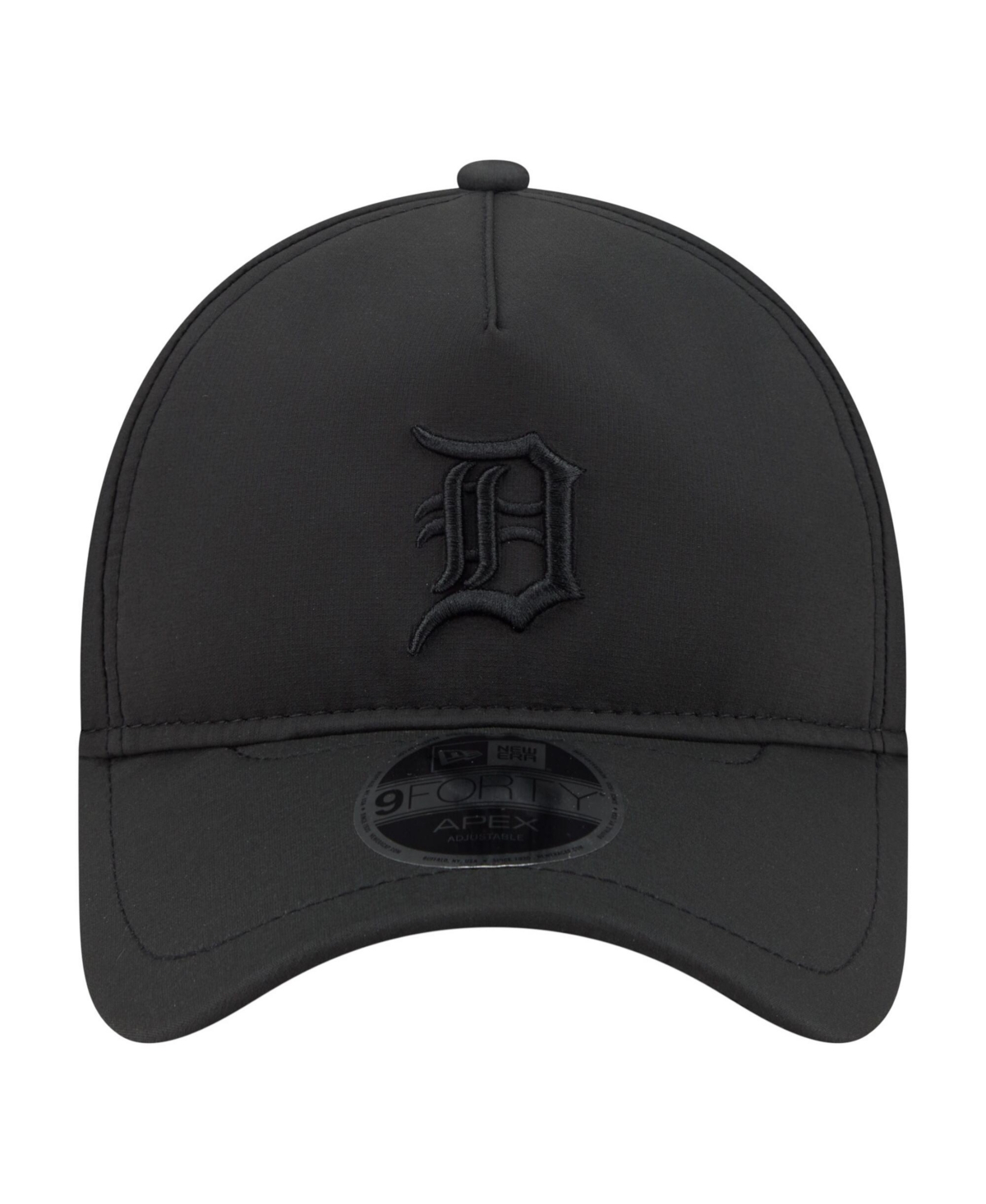 New Era Men's Black Detroit Tigers Injection Apex 9FORTY Adjustable Hat