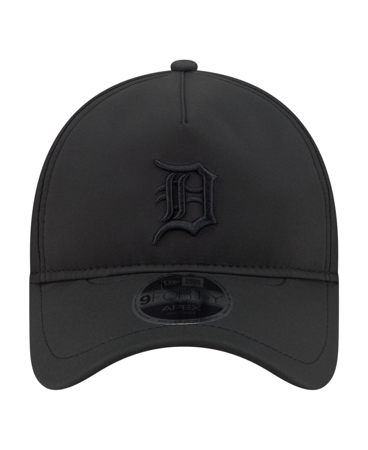 Men's Black Detroit Tigers Injection Apex 9FORTY Adjustable Hat