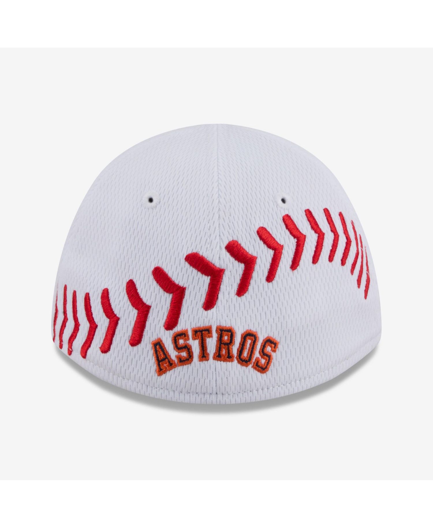 Toddler White Houston Astros Baseball 39THIRTY M-Crown Adjustable Hat