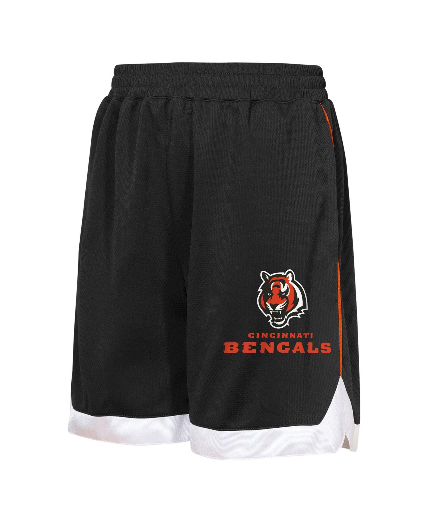 Big Boys and Girls Black Cincinnati Bengals All Star Mesh Shorts