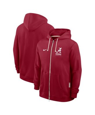Men's Crimson Alabama Crimson Tide 2026 Sideline Standard Issue Dri-FIT Full-Zip Hoodie