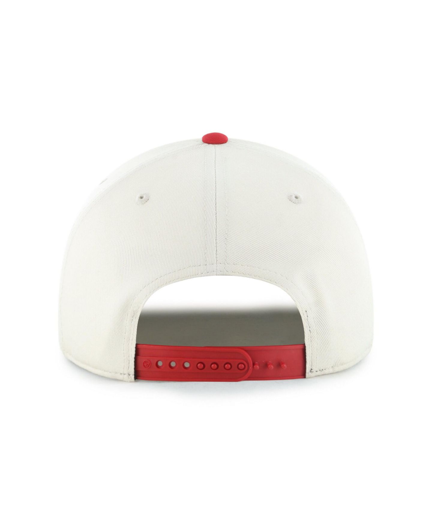 Детская кепка '47 Brand Natural/Red Los Angeles Angels Frame Out Hitch Adjustable Hat — фото 2