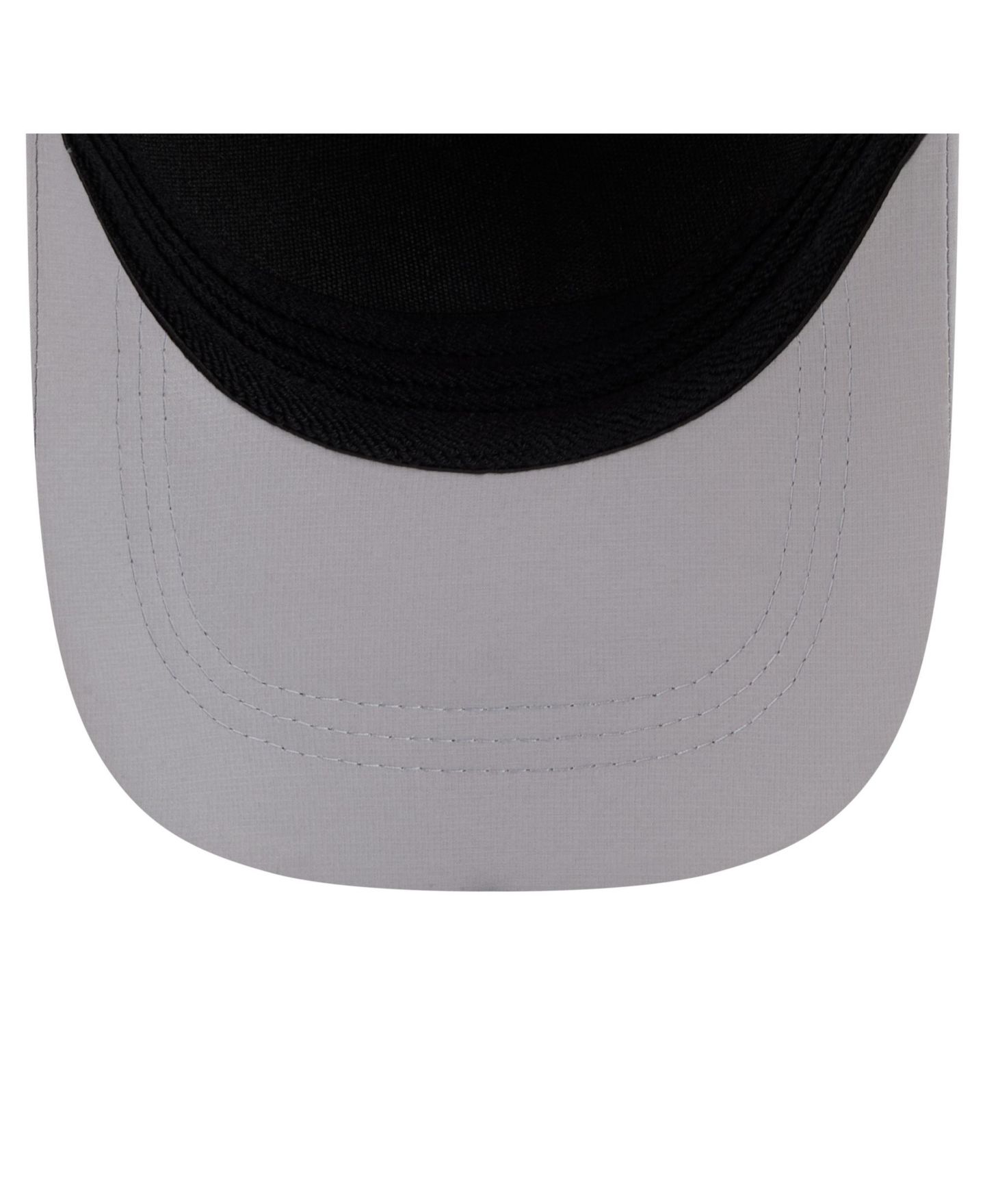 Мужская кепка New Era Gray Philadelphia Phillies Patch 39THIRTY A-Frame M-Crown Perforated Flex Hat — фото 3