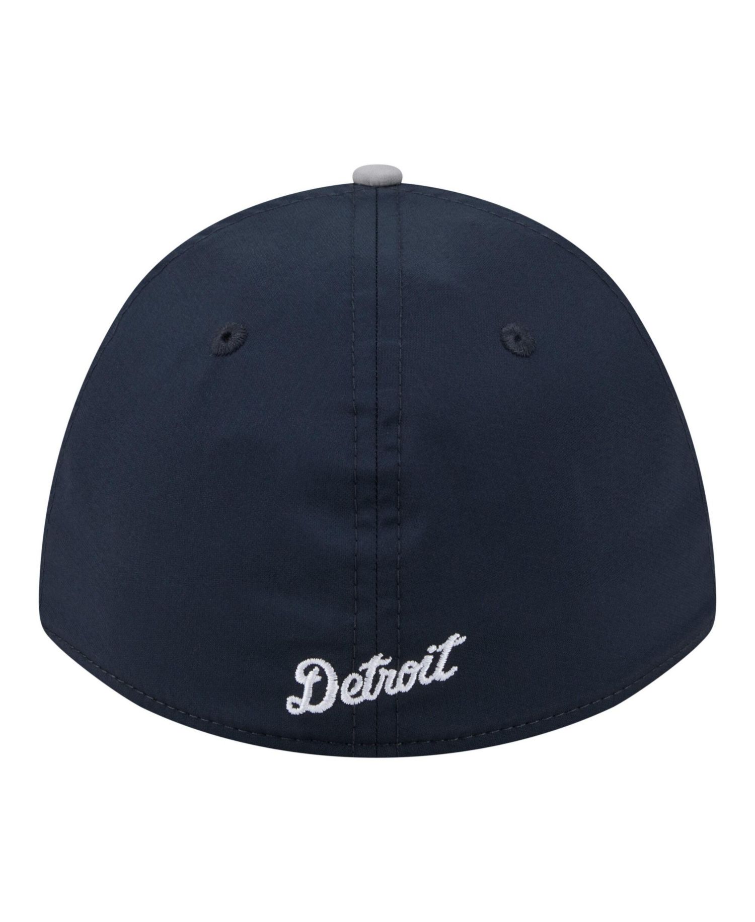 Men's Navy/Gray Detroit Tigers Rope M-Crown A-Frame 39THIRTY Flex Hat