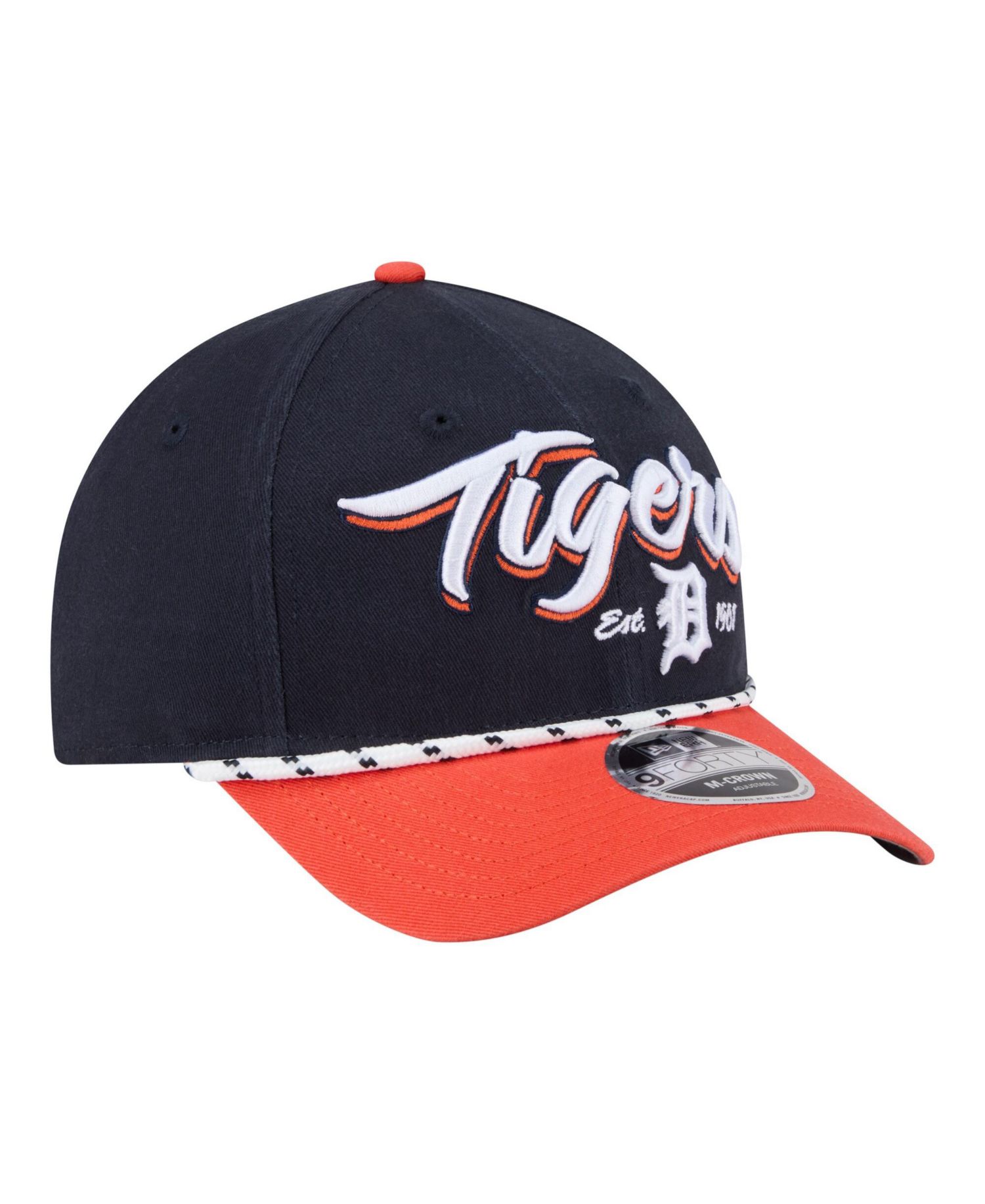 Men's Navy/Orange Detroit Tigers Team Loyal 9FORTY M-Crown Adjustable Hat