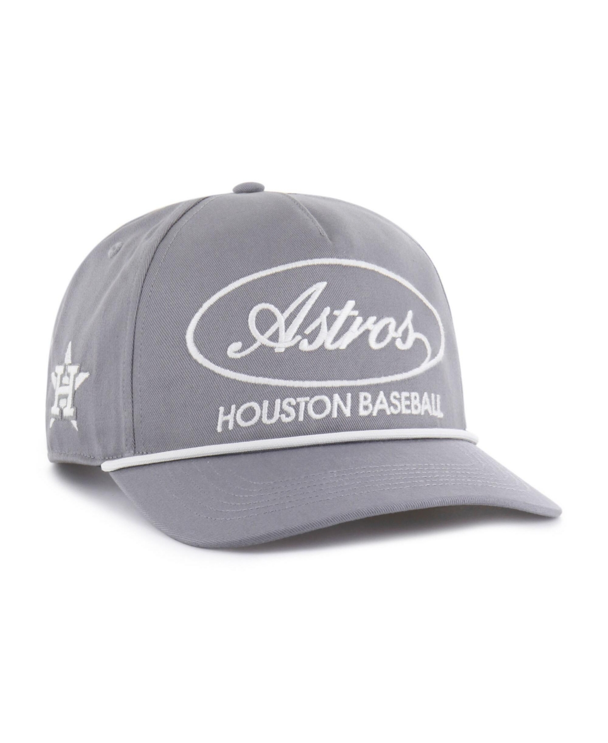 '47 Brand Men's Gray Houston Astros Foundational Hitch Adjustable Hat