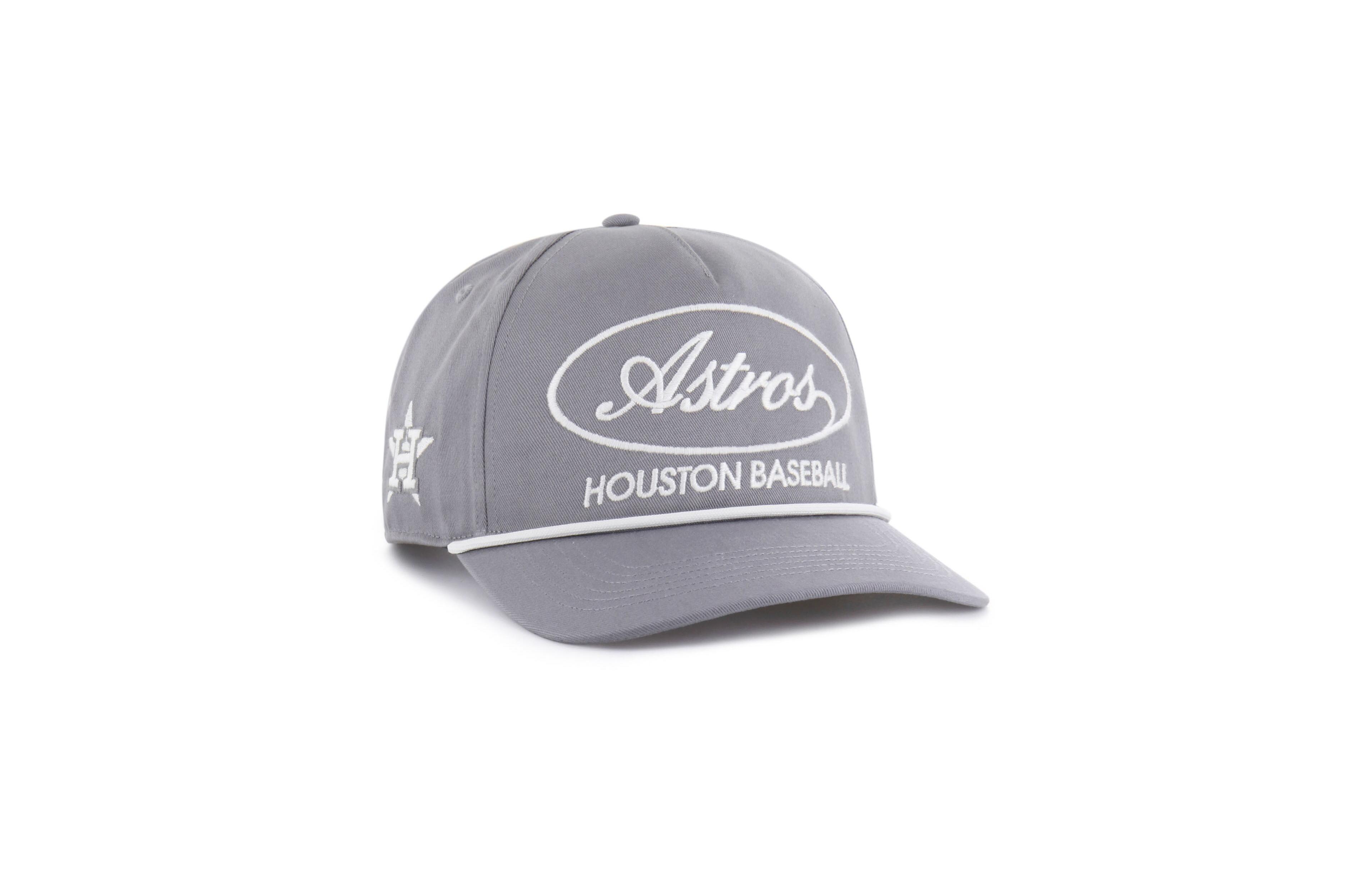 '47 Brand Men's Gray Houston Astros Foundational Hitch Adjustable Hat