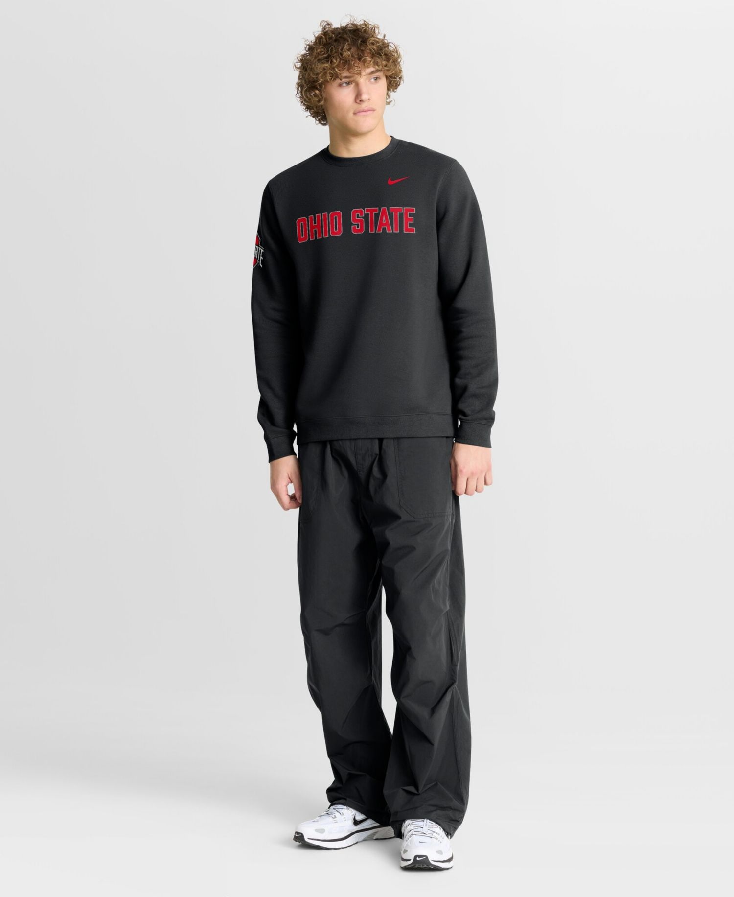 Men's Black Ohio State Buckeyes 2026 Sideline Club Sweatshirt